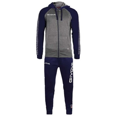 анцуг,детски,анцузи,givova,103,tracksuit,blue,grey,(dark,melange,grey,blue)