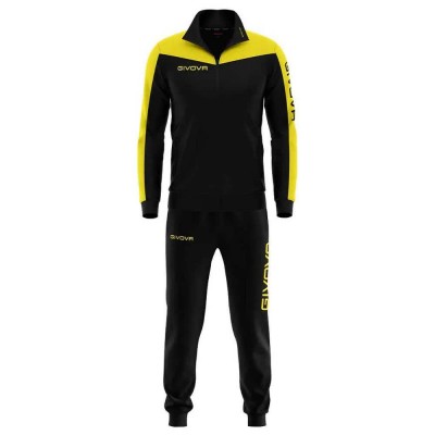 анцуг,мъжки,анцузи,givova,roma,tracksuit,black,yellow,(black)