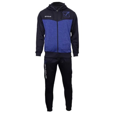 анцуг,мъжки,анцузи,givova,visa,melange,tracksuit,blue,melange,blue,(blue)