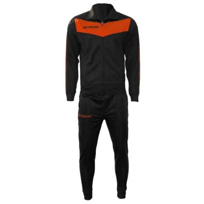 анцуг,мъжки,анцузи,givova,visa,tracksuit,black,fluo,orange,(black)