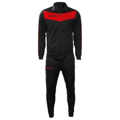 анцуг,мъжки,анцузи,givova,visa,tracksuit,black,red,(black)