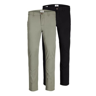 панталони,мъжки,панталони,jack,&,jones,marco,dave,akm,pants,2,units,black,pack,dusty,olive,(green,black)