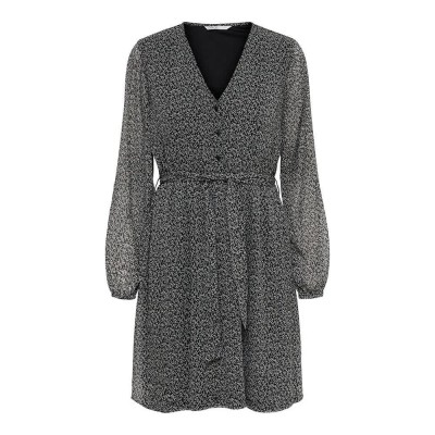 рокля,дамски,поли,и,рокли,only,cera,long,sleeve,short,dress,grey,(black,aop,cera,ditsy)