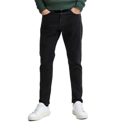 дънки,мъжки,панталони,selected,slim,tape,toby,3072,jeans,black,(black,denim)