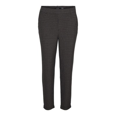 панталони,дамски,панталони,vero,moda,maya,mr,loose,thea,check,pants,black,(black,checks,port,royale,grey,brown)