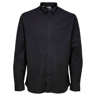 мъжка,риза,с,дълъг,ръкав,мъжки,ризи,selected,egrick,ox,flex,long,sleeve,shirt,black