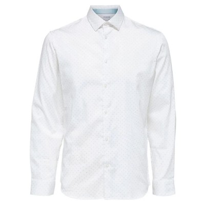 риза,с,дълъг,ръкав,мъжки,ризи,selected,flex,park,slim,long,sleeve,shirt,white,(bright,white)