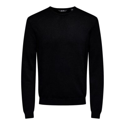блуза,мъжки,пуловери,only,&,sons,wyler,life,sweater,black,(black)