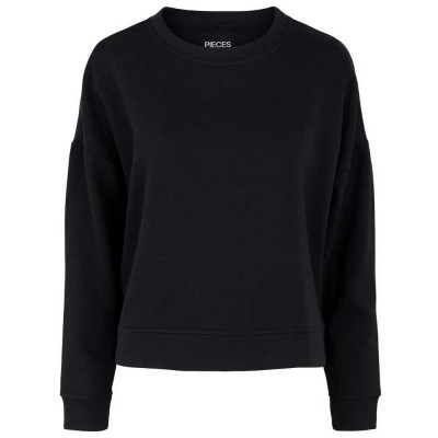 блуза,дамски,блузи,pieces,chilli,sweatshirt,black