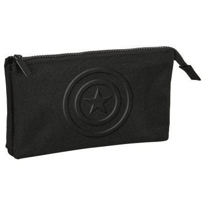 канцеларски,принадлежности,safta,triple,captain,america,pencil,case,black,(multicolor)