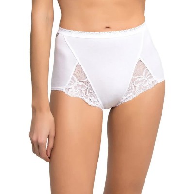 дамско,бельо,дамски,бикини,и,танкини,playtex,cotton,lace,panties,2,units,white,(white)