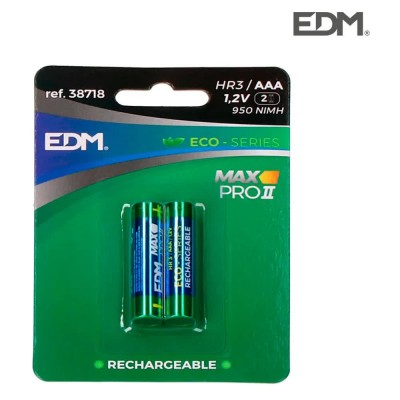 батерии,edm,ir3,aaa,950mah,rechargeable,battery,2,units,blue,(blue,green)