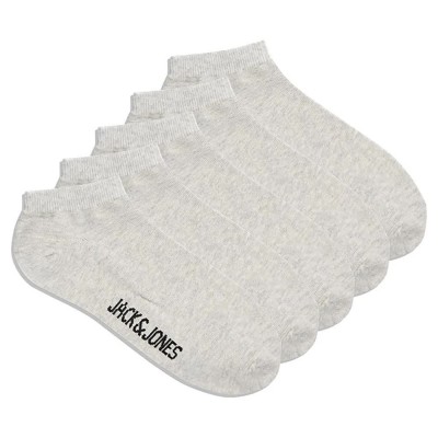 чорапи,мъжки,чорапи,jack,&,jones,jacdongo,socks,5,pairs,light,grey,melange,detail,lgm,lgm,(grey)
