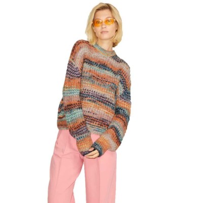 блуза,дамски,пуловери,дамски,плетени,дрехи,jack,&,jones,simone,space,dye,jjxx,sweater,multicolor,(red,orange,stripes,multi,space,dye)
