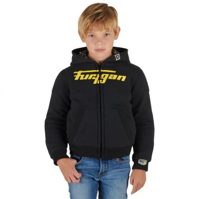 блуза,детски,блузи,furygan,luxio,full,zip,sweatshirt,black,(black,fluo,yellow)