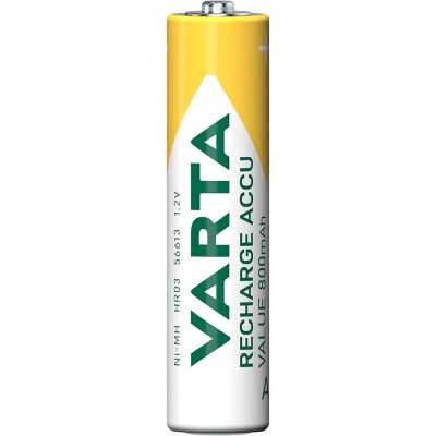 батерии,varta,aaa,lr03,800mah,rechargeable,battery,4,units,green,(blue)