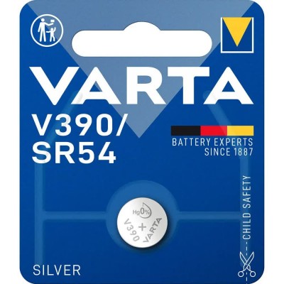 батерии,varta,v390,button,battery,silver,(blue)
