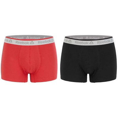 боксерки,мъжко,бельо,reebok,boxers,2,units,black,red,(blue)