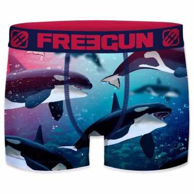 боксерки,мъжко,бельо,freegun,animals,boxers,whale,(blue)