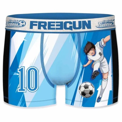боксерки,мъжко,бельо,freegun,captain,tsubasa,boxers,blue,white,(blue)