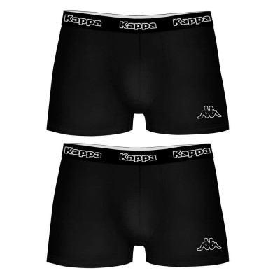 боксерки,мъжко,бельо,kappa,boxers,2,units,black,black,(black)