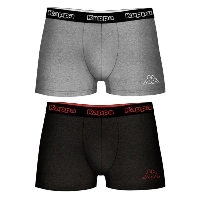 боксерки,мъжко,бельо,kappa,boxers,2,units,grey,grey,(multicolor)