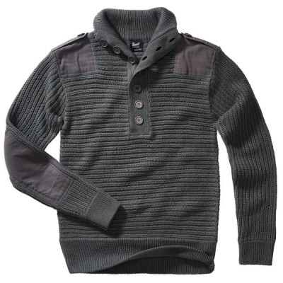блуза,мъжки,пуловери,brandit,alpin,high,neck,sweater,anthracite,(grey)