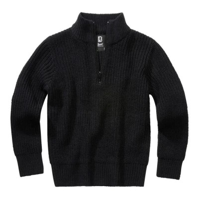 блуза,детски,блузи,brandit,marine,troyer,high,neck,sweater,black,(black)