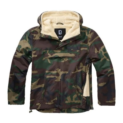 яке,мъжки,якета,brandit,sherpa,jacket,green,(woodland)