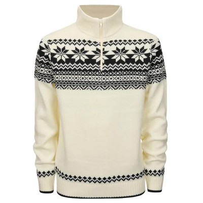блуза,мъжки,пуловери,brandit,troyer,norweger,high,neck,sweater,white