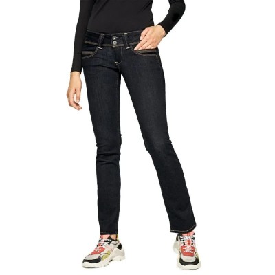 дамски,панталони,pepe,jeans,venus,jeans,denim,(black)