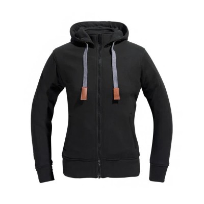 блуза,дамски,блузи,difi,downtown,full,zip,sweatshirt,black,(black)