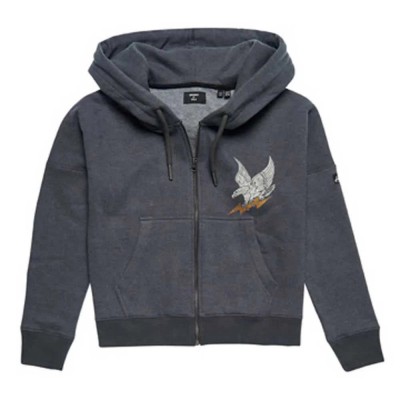 блуза,дамски,блузи,superdry,boho,graphic,full,zip,sweatshirt,grey,(charcoal,marl)