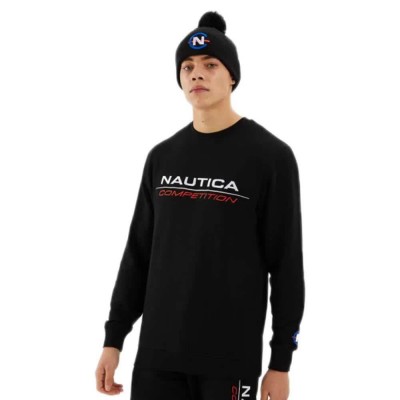 блуза,мъжки,пуловери,nautica,collier,sweatshirt,black,(black)