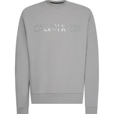 блуза,мъжки,пуловери,calvin,klein,matt,shine,split,logo,sweatshirt,grey,(grey,fog)