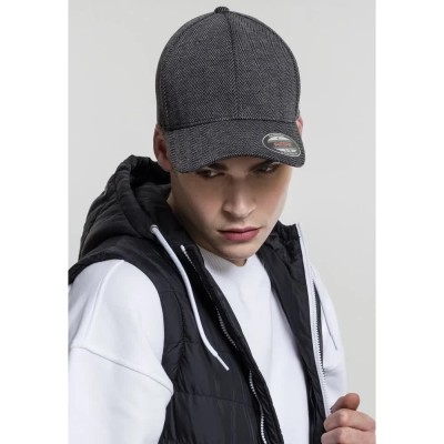 шапка,всички,шапки,flexfit,heringbone,cap,black,(black,grey)