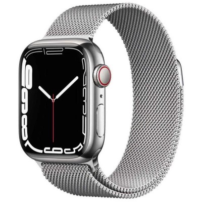 часовник,часовници,apple,series,7,gps+cellular,45,mm,watch,silver,steel