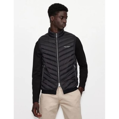 потник,мъжки,потници,armani,exchange,down,vest,black