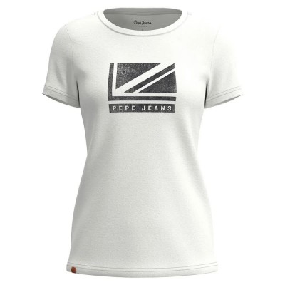 тениска,мъжки,тениски,дамски,тениски,pepe,jeans,beatriz,short,sleeve,t,shirt,white,(white)
