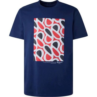 тениска,мъжки,тениски,pepe,jeans,agin,t,shirt,blue,(dulwich)