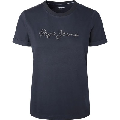 тениска,дамски,тениски,pepe,jeans,babette,t,shirt,black