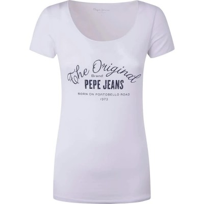 тениска,дамски,тениски,pepe,jeans,cameron,t,shirt,white,(white)
