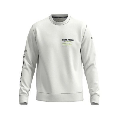 блуза,мъжки,пуловери,pepe,jeans,duncan,sweatshirt,white
