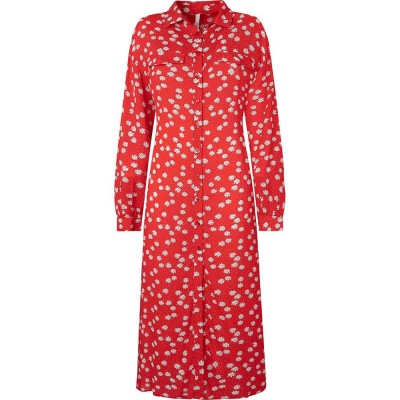дамска,рокля,дамски,поли,и,рокли,pepe,jeans,kimberly,dress,red