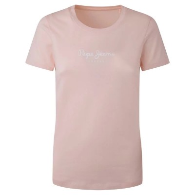 тениска,дамски,тениски,pepe,jeans,new,virginia,short,sleeve,t,shirt,light,pink,(pink)