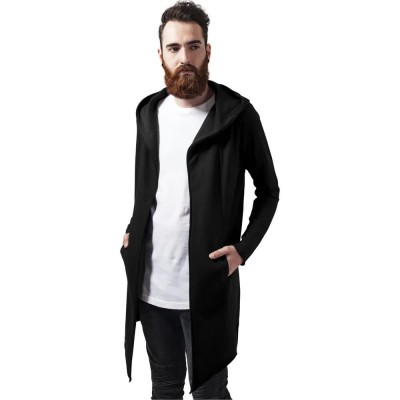 жилетка,мъжки,якета,urban,classics,long,hooded,cardigan,jacket,black,(black)