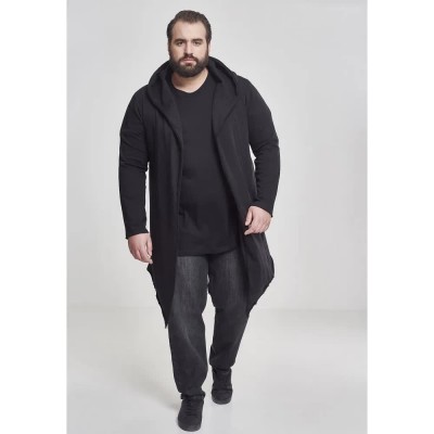 жилетка,мъжки,якета,дамски,якета,и,палта,urban,classics,long,hooded,cardigan,jacket,black,(black)