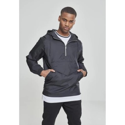 яке,мъжки,якета,urban,classics,windproof,pullover,basic,jacket,black,(black)