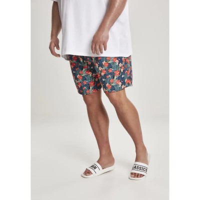 бански,гащета,мъжки,бански,костюми,urban,classics,pattern,swimming,shorts,black,multicolor,(multicolor)