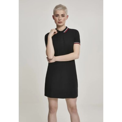рокля,дамски,поли,и,рокли,urban,classics,polo,dress,black,(black)
